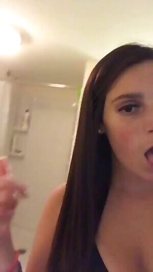 Fleeting glances in the mirror behind.