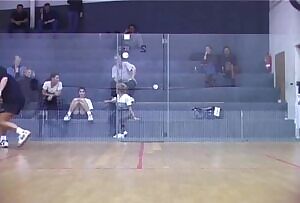 Big titted squash player