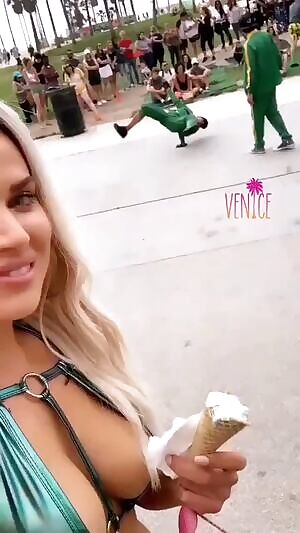 Lana and her amazing tits get my cock throbbing. Need a bud to wank me off while we look at videos of her...