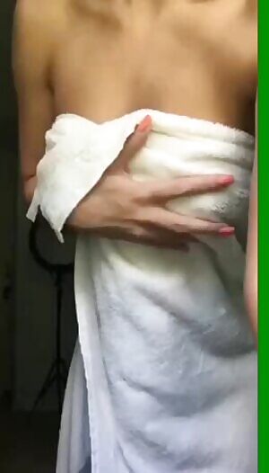 When the towel drops the boner pops