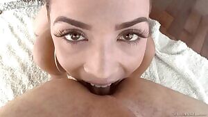 Kristina cleaning an asshole