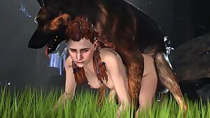 Aloy and dog