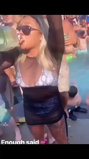 Hairdresser gone full skank on her bday.