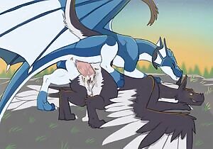 Frisky Dragons Animated